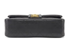 Chanel Black Medium Quilted Leather Elegant Medium CC Flap Bag