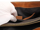 Celine Vintage Brown Macadame Coated Canvas Tote