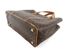 Celine Vintage Brown Macadame Coated Canvas Tote