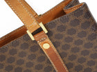 Celine Vintage Brown Macadame Coated Canvas Tote