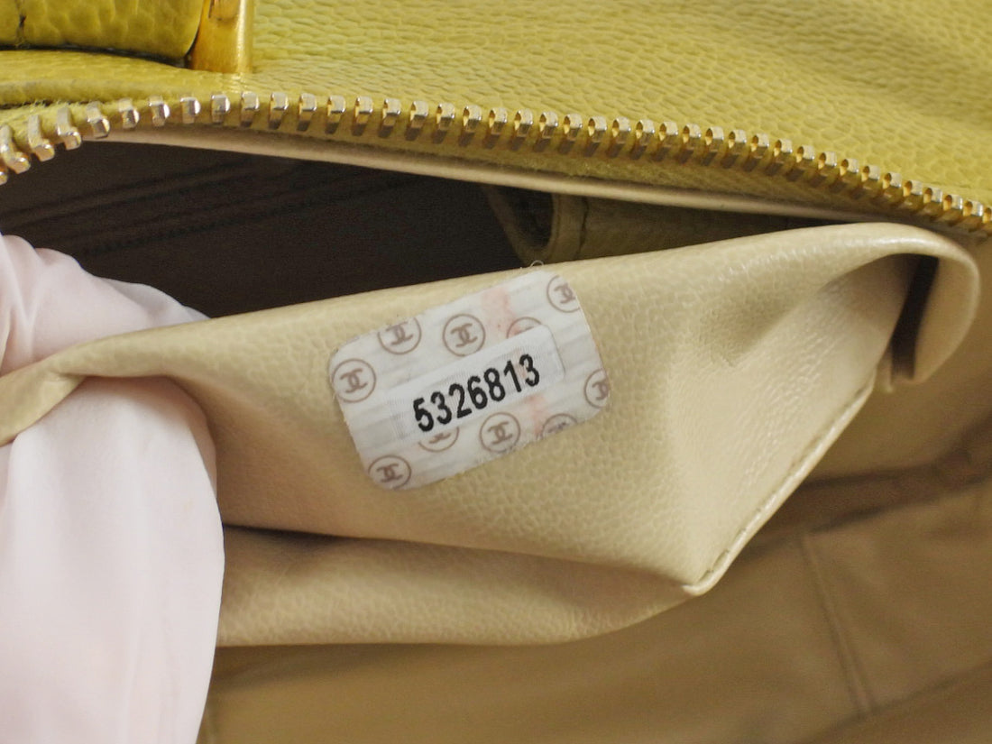 Chanel Vintage 1997 Caviar Timeless Vanity Case Bag