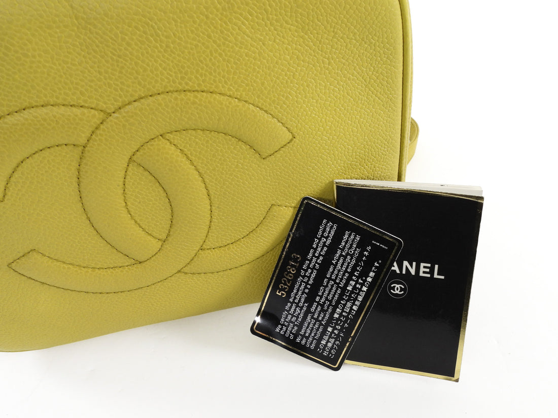 Chanel Vintage 1997 Caviar Timeless Vanity Case Bag