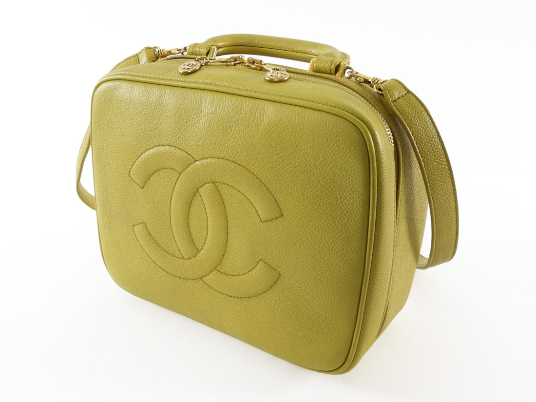Chanel Vintage 1997 Caviar Timeless Vanity Case Bag