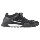 Chanel Black Nylon Leather Mesh Combo Sneakers - 38