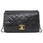 Chanel Black Small Quilted Leather Crossing Times Crossbody Bag Small