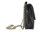 Chanel Black Small Quilted Leather Crossing Times Crossbody Bag Small