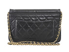 Chanel Black Small Quilted Leather Crossing Times Crossbody Bag Small