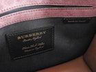 Burberry Brown Leather and Check Macken Shoulder Bag