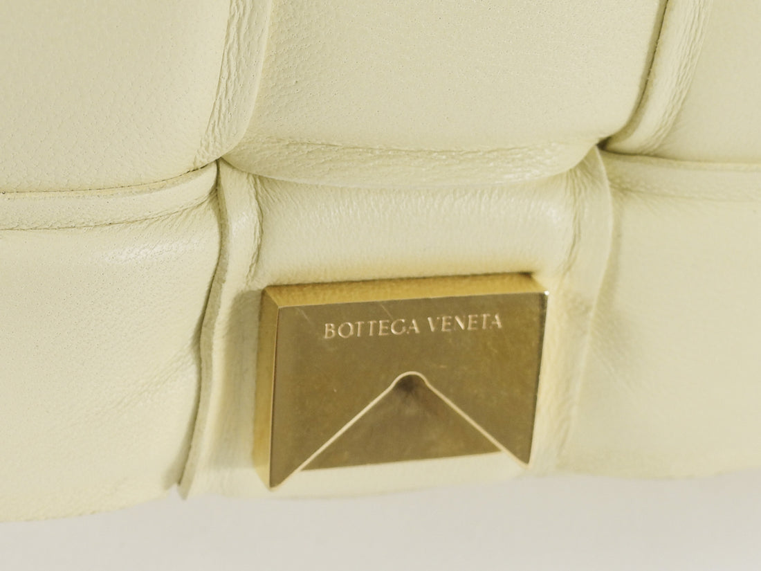 Bottega Veneta Butter Yellow Small Padded Cassette