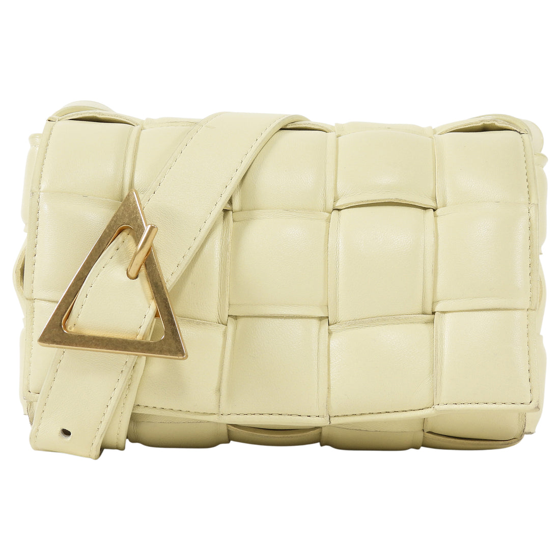 Bottega Veneta Butter Yellow Small Padded Cassette