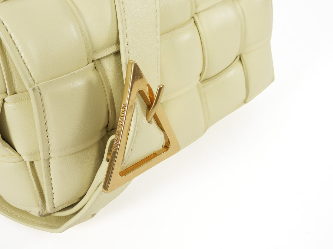 Bottega Veneta Butter Yellow Small Padded Cassette