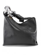 JW Anderson Black Leather Chain Hobo Bag
