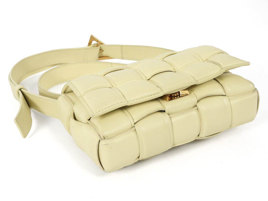 Bottega Veneta Butter Yellow Small Padded Cassette