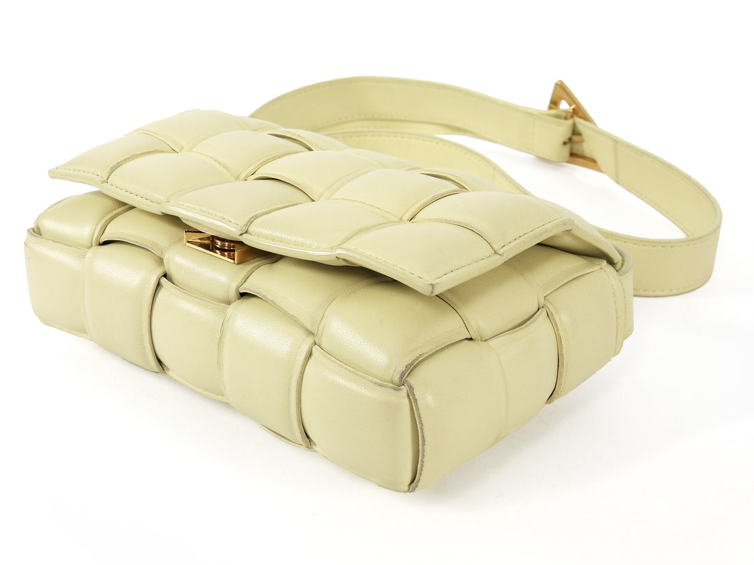 Bottega Veneta Butter Yellow Small Padded Cassette