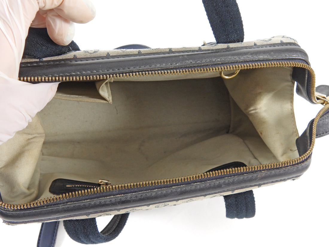 Louis Vuitton Navy Monogram Mini Lin Josephine Bag PM (AS IS)