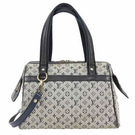 Louis Vuitton Navy Monogram Mini Lin Josephine Bag PM (AS IS)