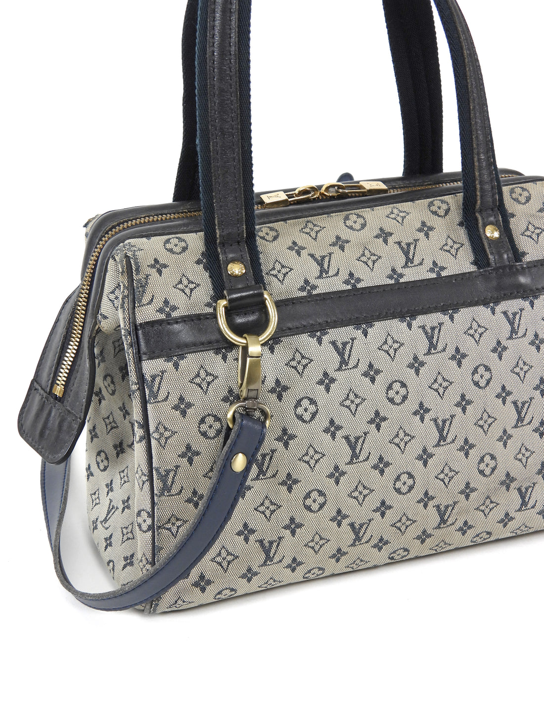 Louis Vuitton Navy Monogram Mini Lin Josephine Bag PM (AS IS)