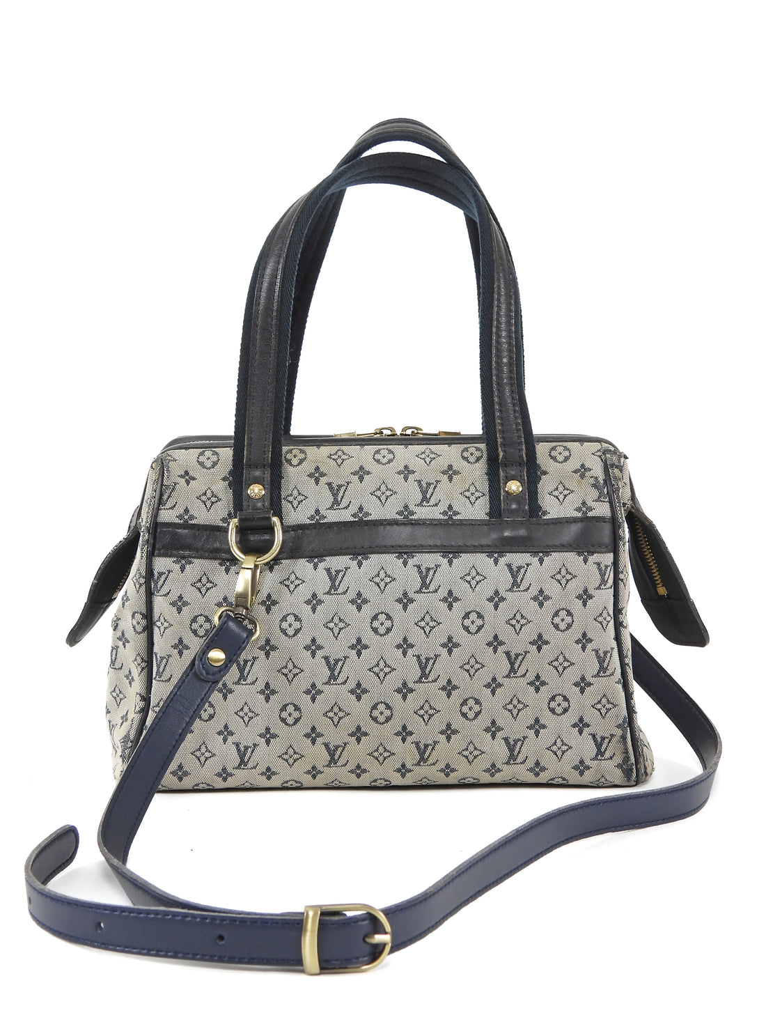 Louis Vuitton Navy Monogram Mini Lin Josephine Bag PM (AS IS)