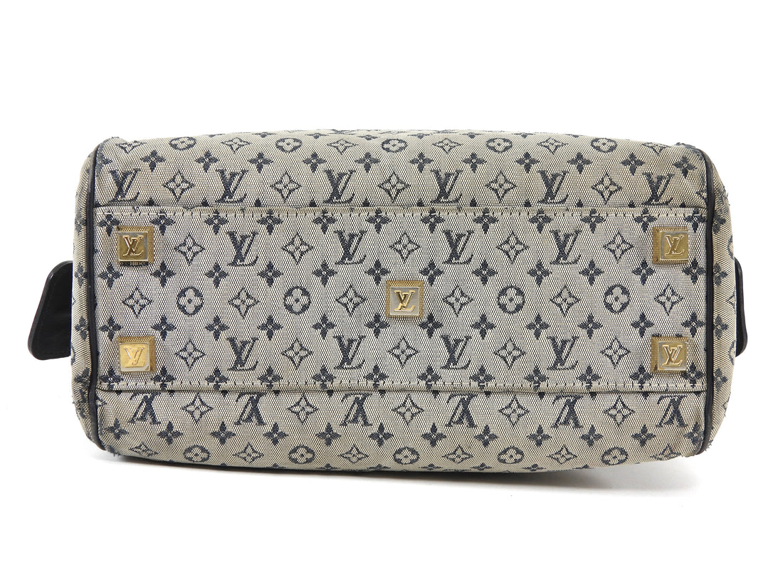 Louis Vuitton Navy Monogram Mini Lin Josephine Bag PM (AS IS)