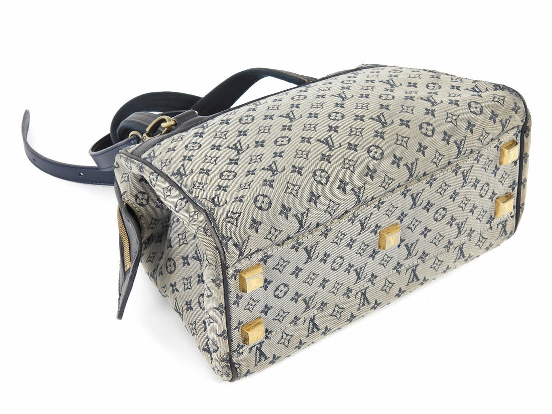 Louis Vuitton Navy Monogram Mini Lin Josephine Bag PM (AS IS)