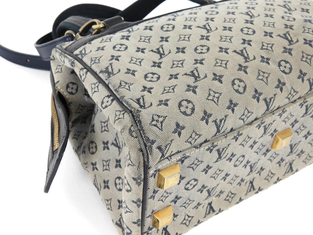 Louis Vuitton Navy Monogram Mini Lin Josephine Bag PM (AS IS)