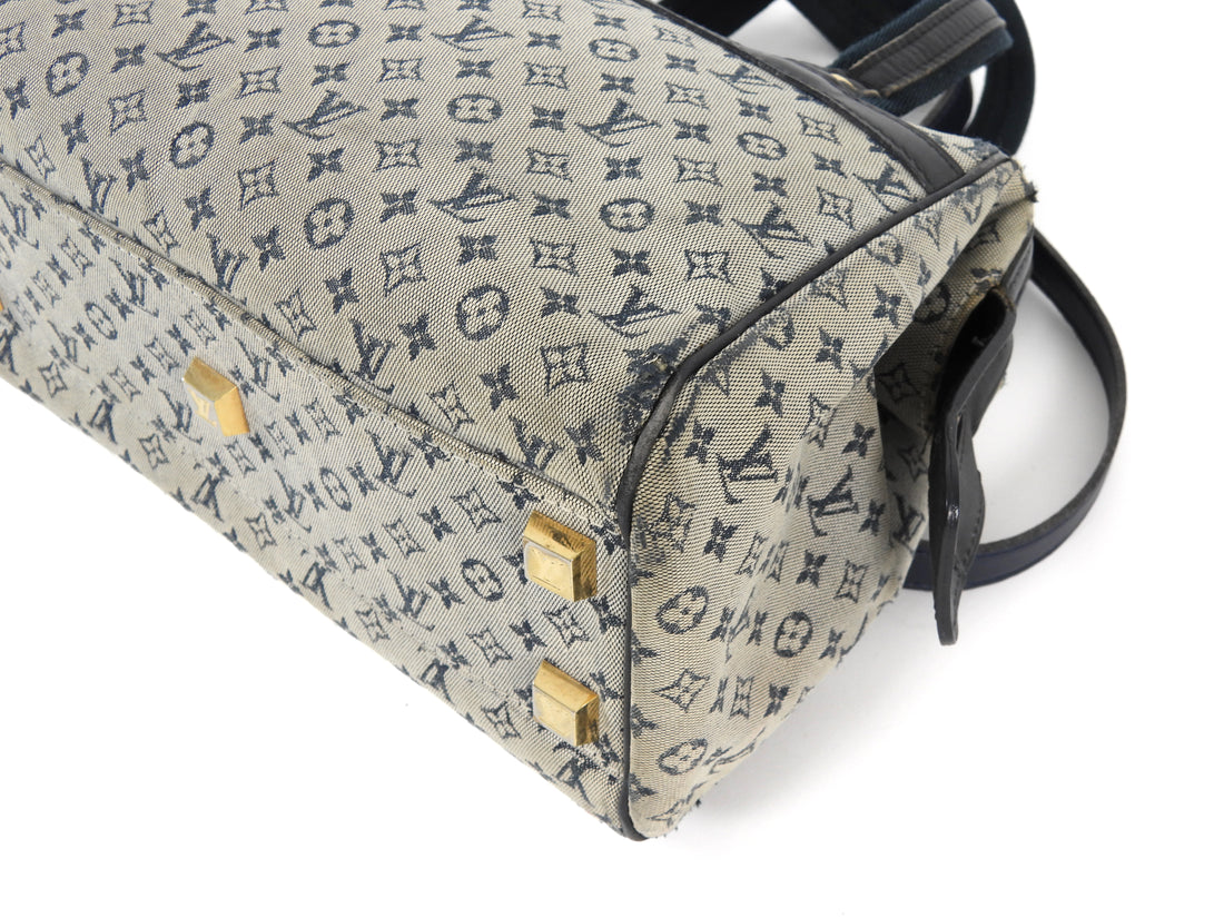 Louis Vuitton Navy Monogram Mini Lin Josephine Bag PM (AS IS)