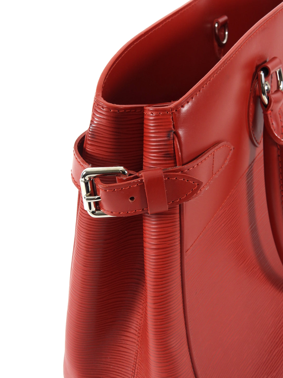 Louis Vuitton Red Vintage 2006 Epi Leather Passy Tote Bag GM