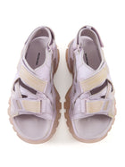 Balenciaga Lilac Purple Track Rubber Sole Sandal - 38