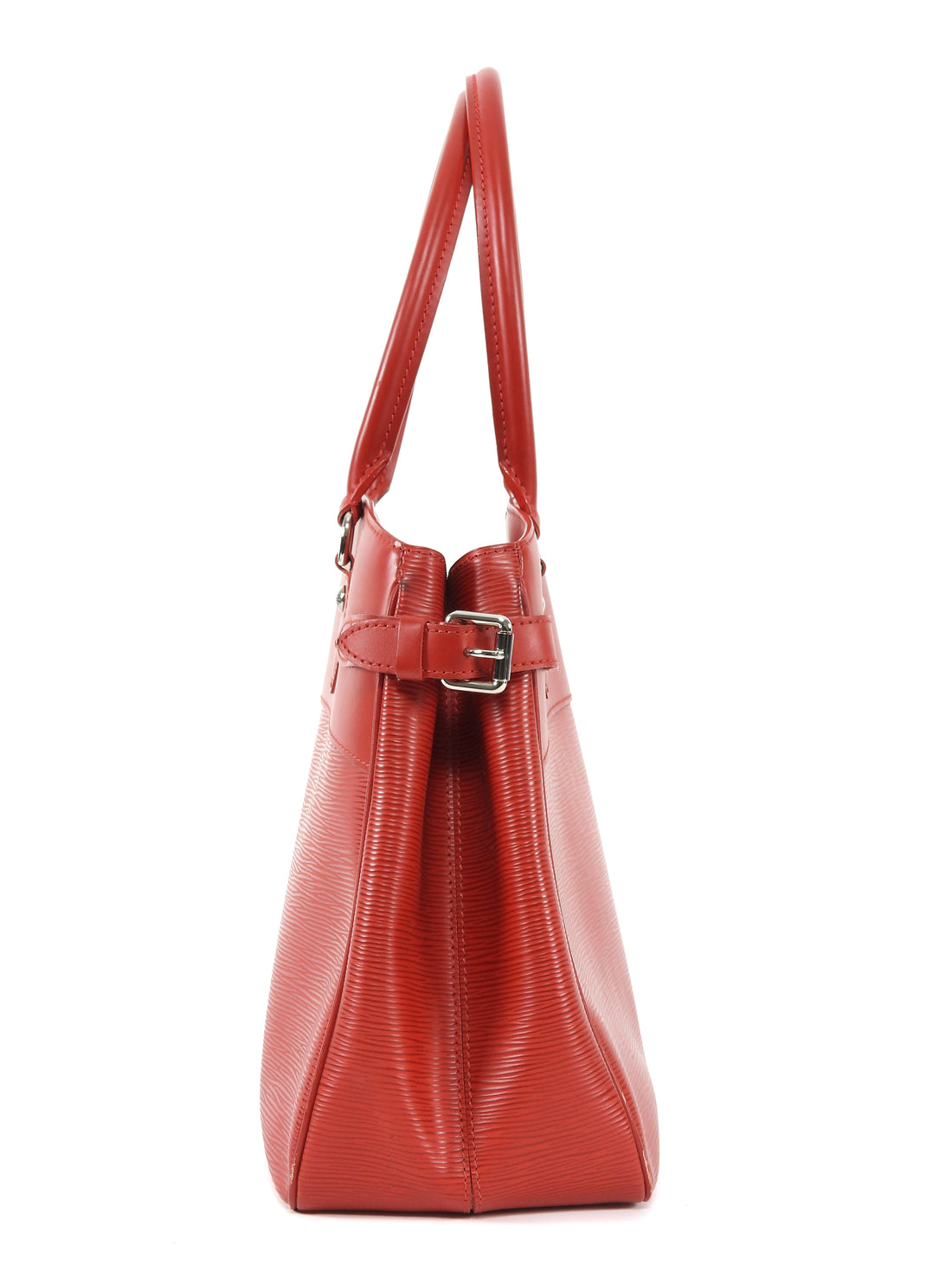 Louis Vuitton Red Vintage 2006 Epi Leather Passy Tote Bag GM