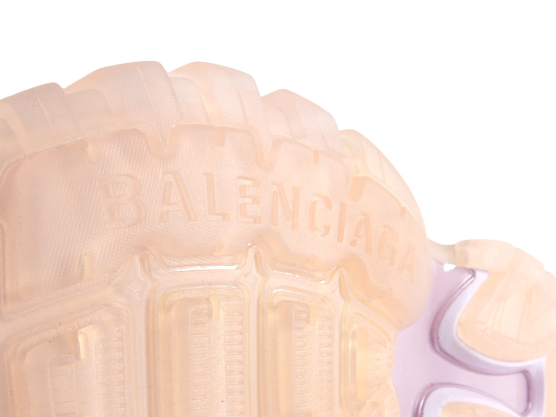Balenciaga Lilac Purple Track Rubber Sole Sandal - 38