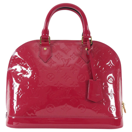 Louis Vuitton Pink Alma Vernis Rose Indien Hand Bag PM