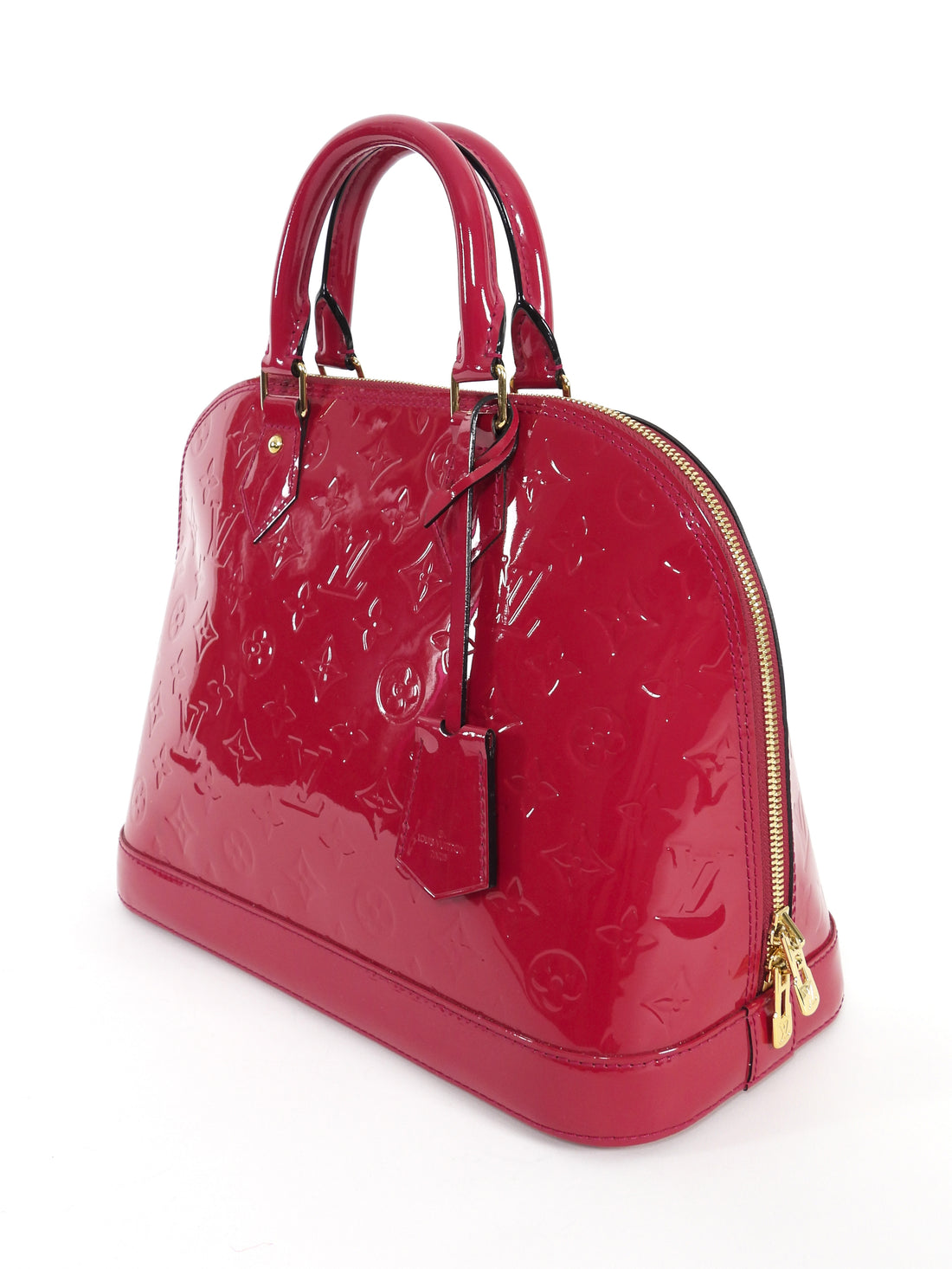 Louis Vuitton Pink Alma Vernis Rose Indien Hand Bag PM
