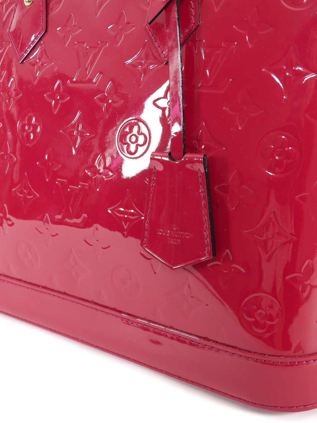 Louis Vuitton Pink Alma Vernis Rose Indien Hand Bag PM
