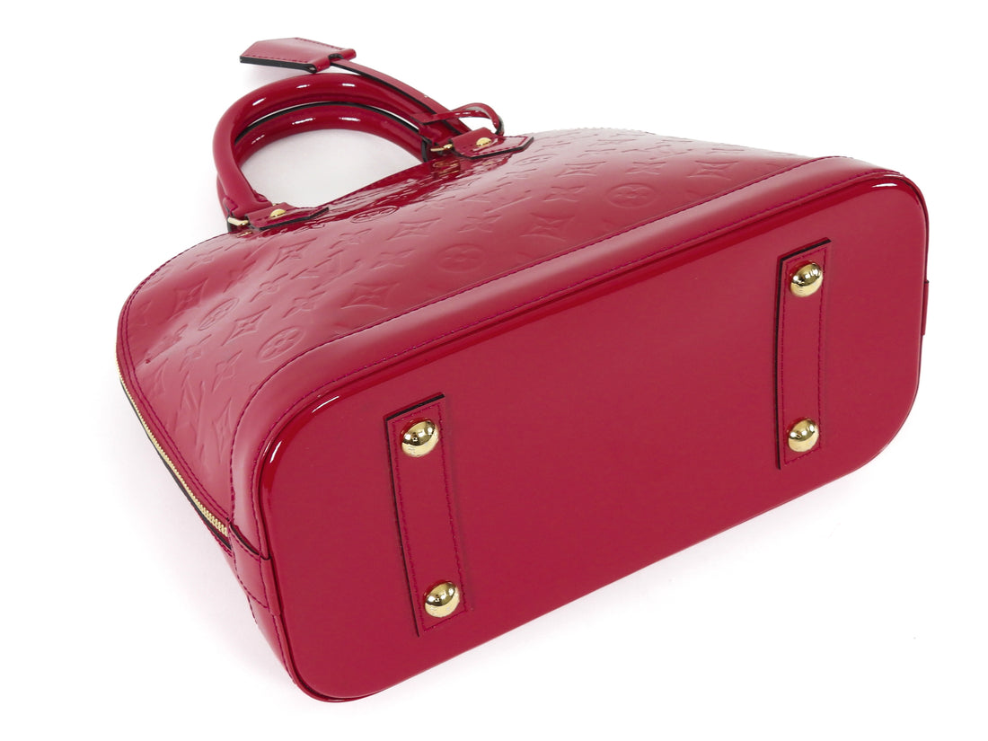 Louis Vuitton Pink Alma Vernis Rose Indien Hand Bag PM