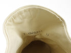 Chanel Ivory Leather Black Patent Cap Toe Lambskin CC Sneaker - 37