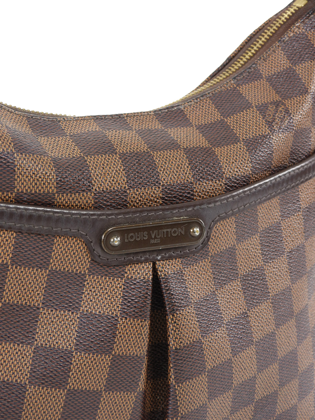 Louis Vuitton Brown Damier Ebene Bloomsbury PM Crossbody Hobo Bag PM