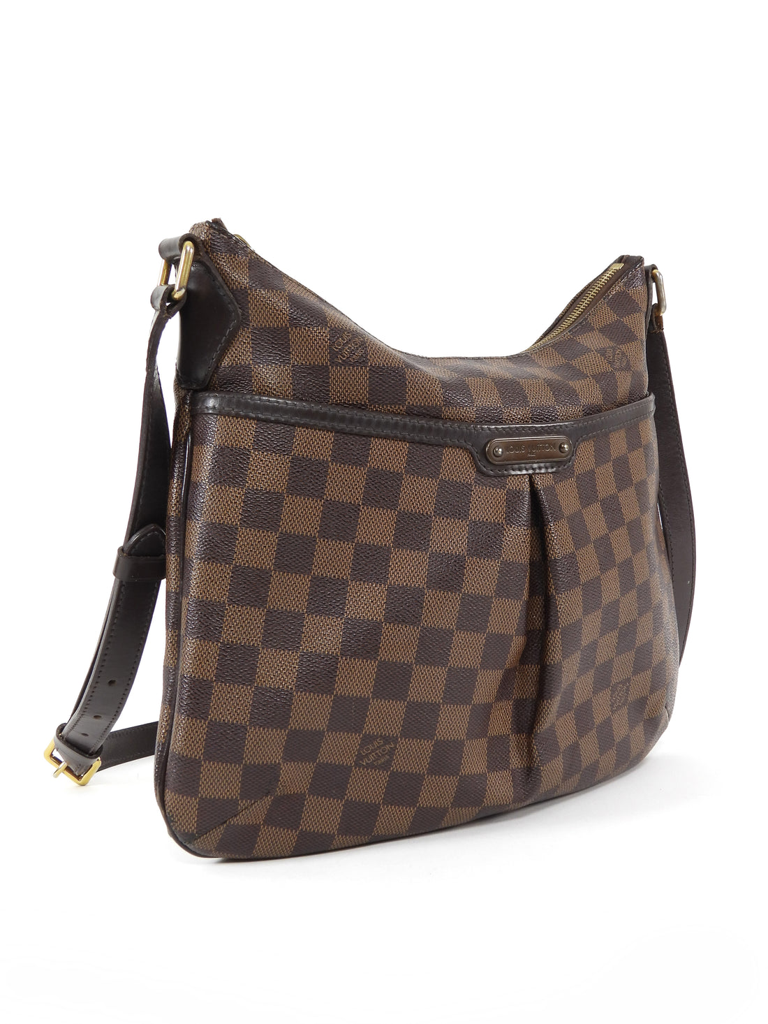 Louis Vuitton Brown Damier Ebene Bloomsbury PM Crossbody Hobo Bag PM