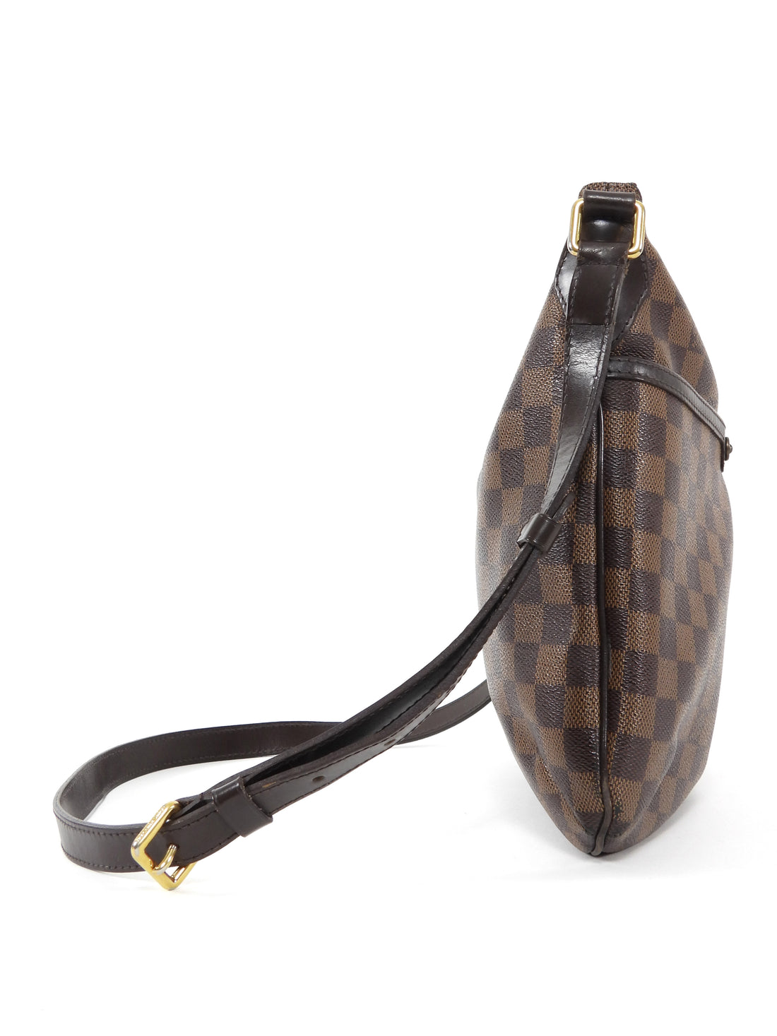 Louis Vuitton Brown Damier Ebene Bloomsbury PM Crossbody Hobo Bag PM