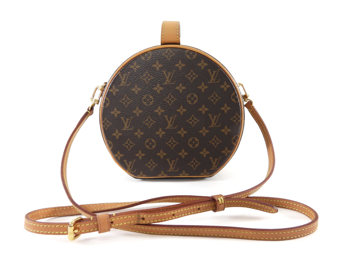 Louis Vuitton Brown Monogram Petite Boite Chapeau Box Bag