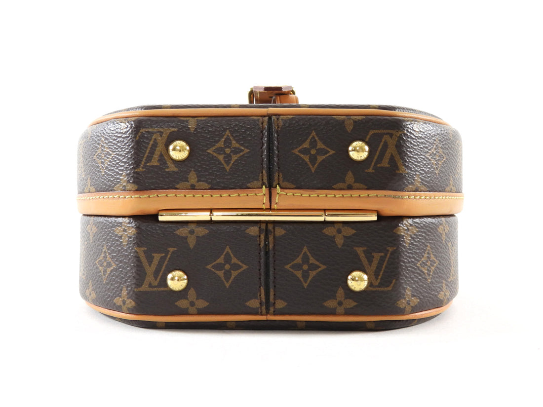 Louis Vuitton Brown Monogram Petite Boite Chapeau Box Bag