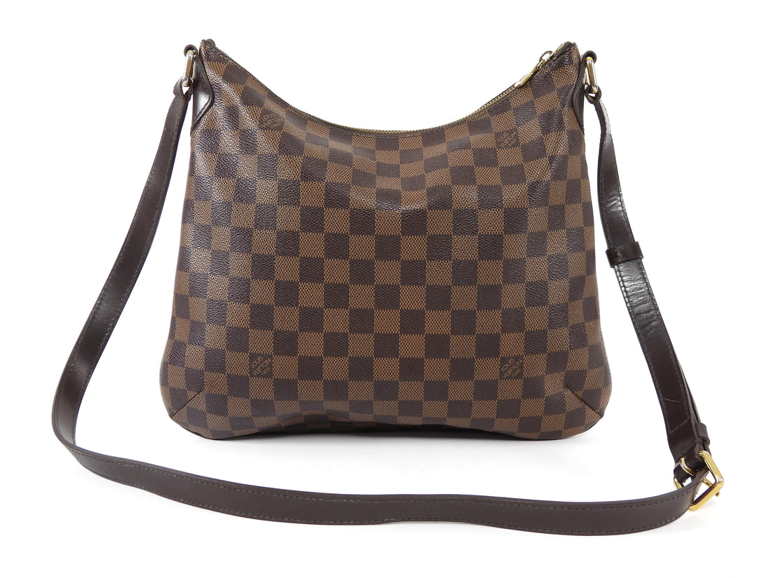 Louis Vuitton Brown Damier Ebene Bloomsbury PM Crossbody Hobo Bag PM