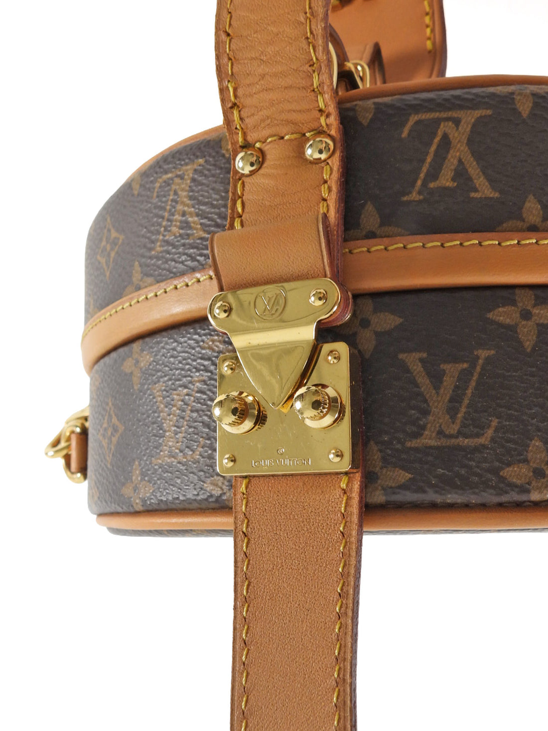 Louis Vuitton Brown Monogram Petite Boite Chapeau Box Bag