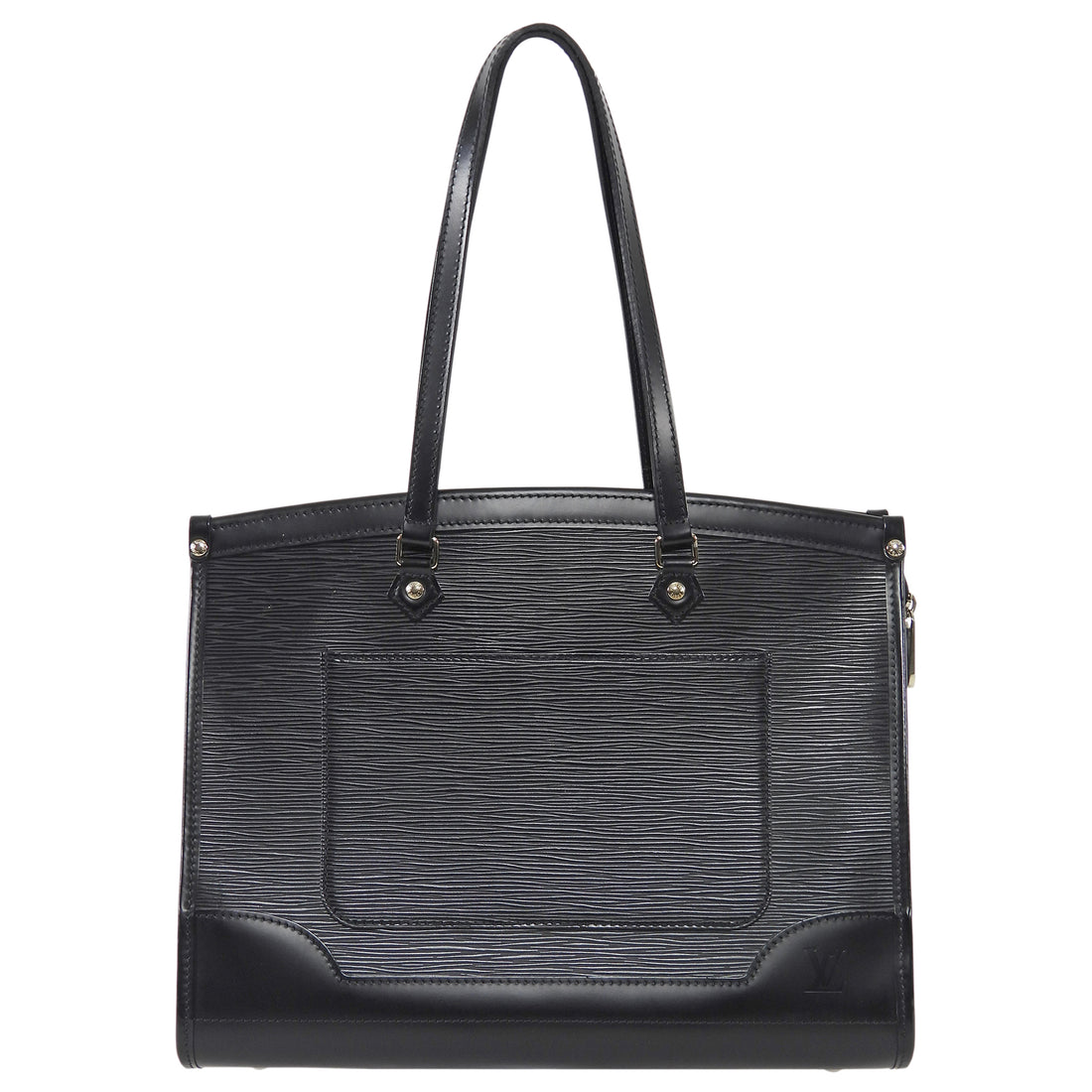 Louis Vuitton Black Epi Leather Madeleine Tote Bag GM