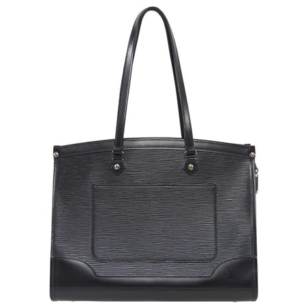 Louis Vuitton Black Epi Leather Madeleine Tote Bag GM