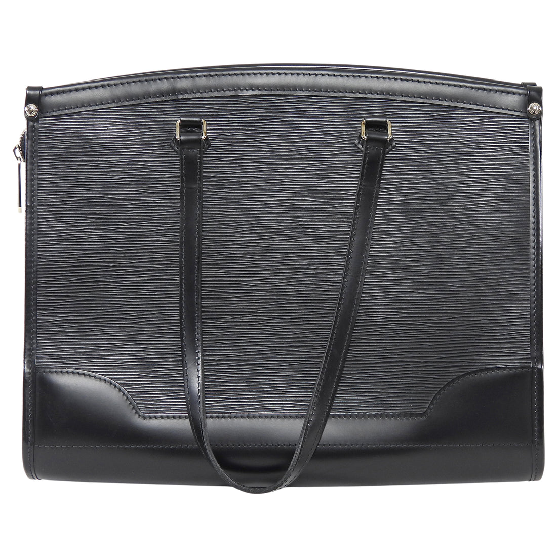 Louis Vuitton Black Epi Leather Madeleine Tote Bag GM