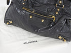 Balenciaga Black Giant 12 Medium Classic City Bag GHW