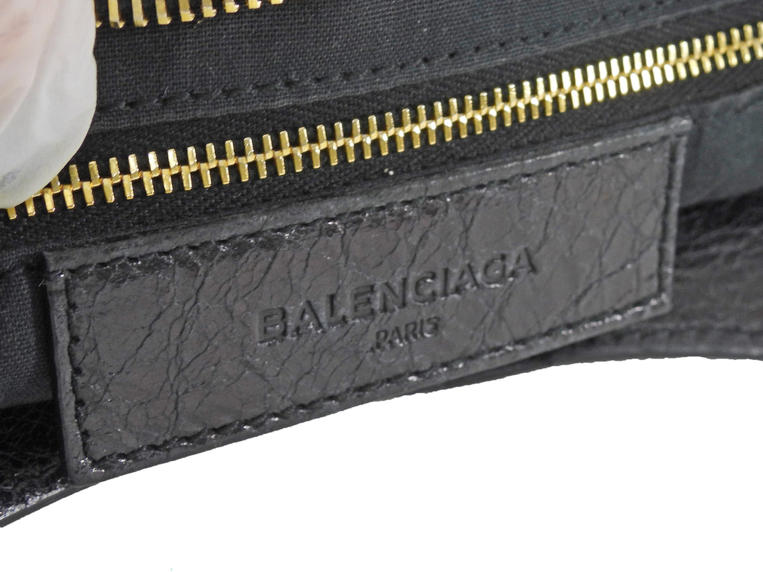 Balenciaga Black Giant 12 Medium Classic City Bag GHW