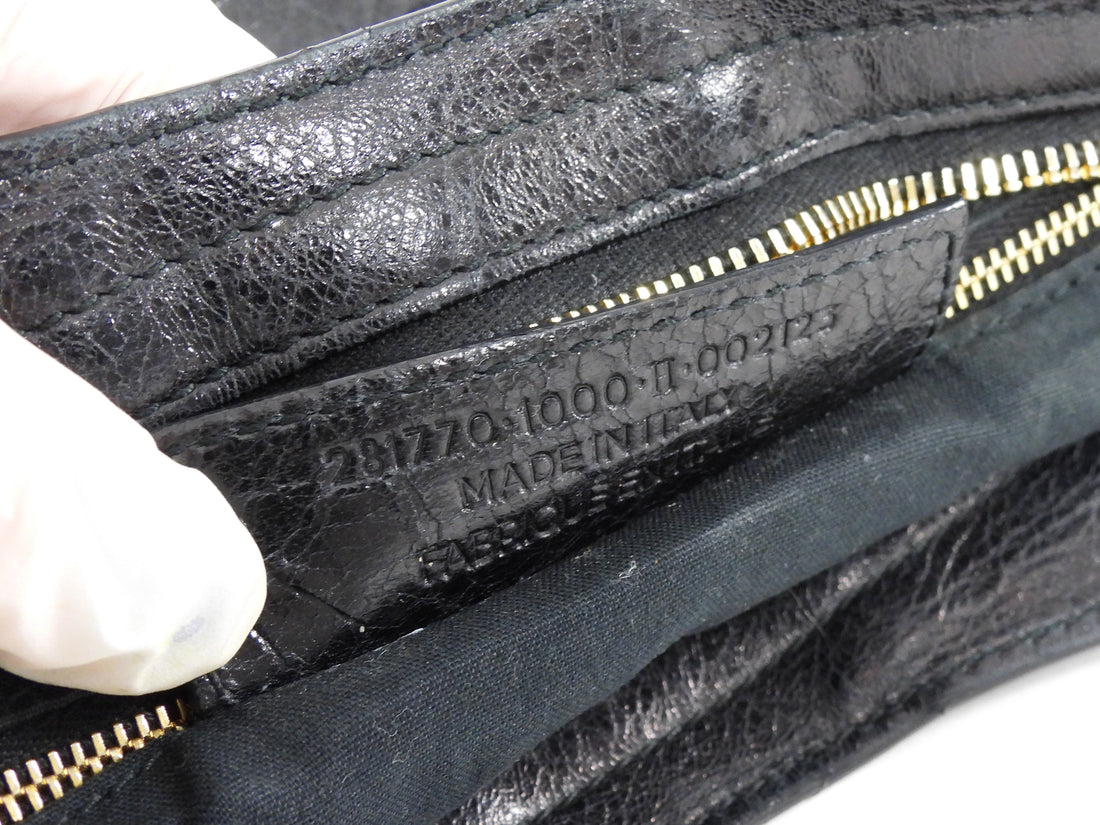 Balenciaga Black Giant 12 Medium Classic City Bag GHW