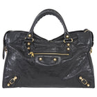 Balenciaga Black Giant 12 Medium Classic City Bag GHW