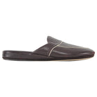 The Row Brown Soft Leather Beck Mules Slippers Shoes - 36.5